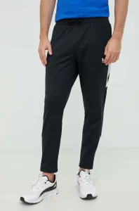 Tréninkové kalhoty Under Armour Tricot pánské, černá barva, s aplikací