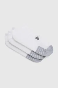 Unisex nízké ponožky Under Armour UA Heatgear NS 3 páry  White