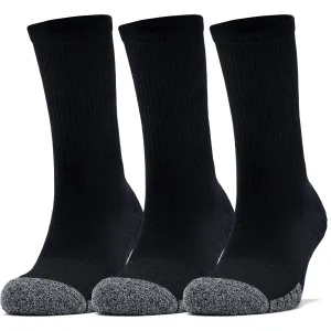 Unisex vysoké ponožky Under Armour Heatgear Crew 3 páry  L (41-46)  Black