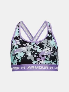 Under Armour G Crossback Mid Printed Podprsenka dětská Fialová