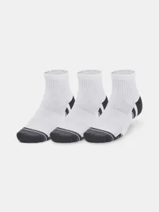 Under Armour UA Performance Cotton 3p Qtr Ponožky 3 páry dětské Bílá #5883602