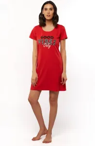 Uniconf Noční košilka GOOD VIBES only Barva/Velikost: červená / XL