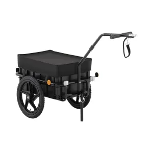 Nákladní vozík za kolo 35 kg odrazky plachta - Vozíky za kolo Uniprodo