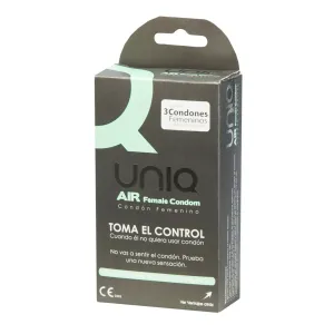 Kondom dámský Uniq AIR 3 ks