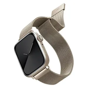 UNIQ Dante Strap Apple Watch 4/5/6/7/SE 40/41mm Stainless Steel starlight