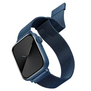 UNIQ strap Dante Apple Watch Series 4/5/6/7/SE 42/44/45mm Stainless Steel cobalt blue