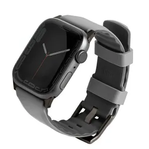 Řemínek UNIQ Linus pro Apple Watch 1/2/3/4/5/6/7/8/SE/SE2 38/40/41 mm - šedý