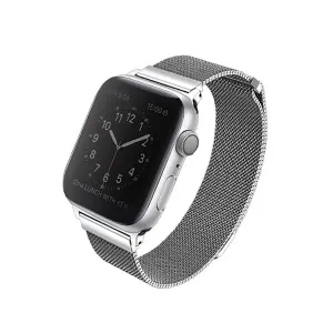 UNIQ Dante ocelový řemínek Apple Watch 41/40/38mm Sterling stříbrný