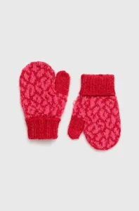 Dětské rukavice United Colors of Benetton růžová barva #6113958
