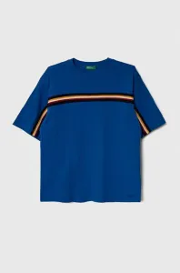 Dětské bavlněné tričko United Colors of Benetton s aplikací #5938345