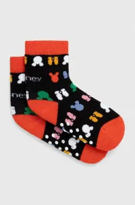 Dětské ponožky United Colors of Benetton x Disney černá barva #6179799
