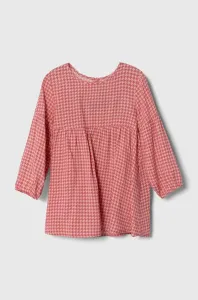 Dívčí šaty United Colors of Benetton růžová barva, mini #5685688