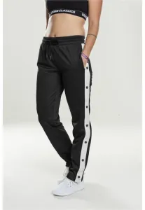 Urban Classics Ladies Button Up Track Pants blk/wht/blk #1127080