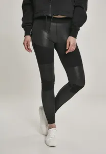 Urban Classics Ladies Fake Leather Tech Leggings black #1127136