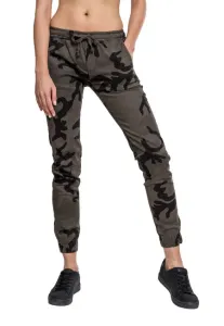 Urban Classics Dámské joggingové kalhoty, dark camo - XS