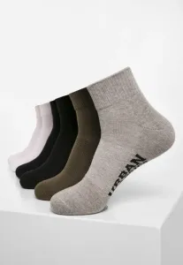 Urban Classics High Sneaker Socks 6-Pack black/white/grey/olive #1125808