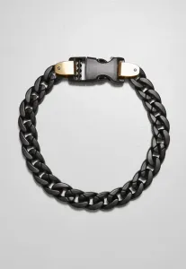 Urban Classics Light Chain Necklace black/gold
