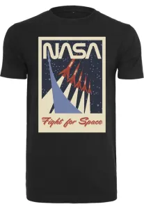 NASA pánské tričko Fight for space, černé - XS