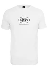 NASA pánské tričko Globe, bílé - XXL