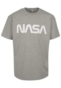 NASA pánské tričko Heavy Oversized, šedé - L