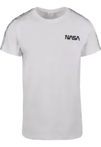 NASA pánské tričko Rocket Tape, bílé - S