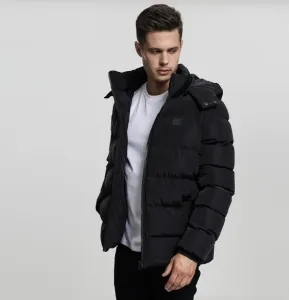 Urban Classics Hooded Puffer Jacket black #1125364
