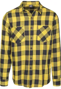 Urban Classics Checked Flanell Shirt blk/honey #1126996