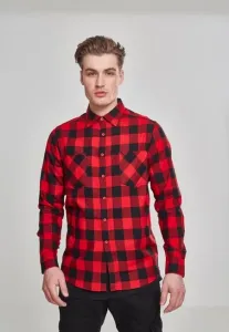 Urban Classics Checked Flanell Shirt blk/red #1126133