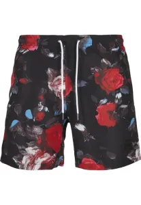 Urban Classics Pattern Swim Shorts black rose aop #1127418