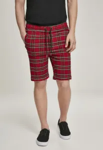 Urban Classics Checker Shorts red/blk #1127011