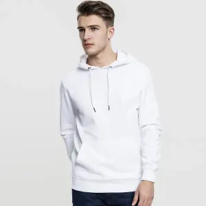 Pánská mikina s kapucí Urban Classics Basic Sweat Hoody white