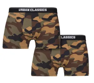Urban Classics pánské boxerky 2-pack, wood camo - L