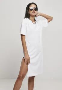 Urban Classics Ladies Organic Oversized Slit Tee Dress white #1127594