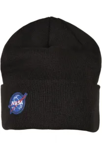 NASA Beanie zimní čepice, černá