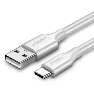 Nickel Plated USB-C Cable UGREEN 0,25m White
