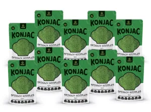 USUI Konjakové nudle se špenátem bez sacharidů 8+2 zdarma | 10 x 270 g