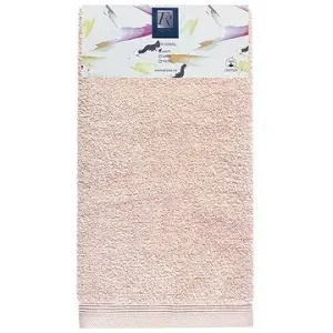 Frutto-Rosso - jednobarevný froté ručník - světle růžová - 40×70 cm, 100% bavlna