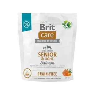 Brit Care Dog Grain-free Senior and Light - salmon and potato, 1kg
