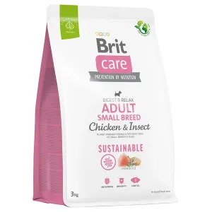 Brit Care Dog Sustainable Adult Small Breed - chicken and insect, 3kg