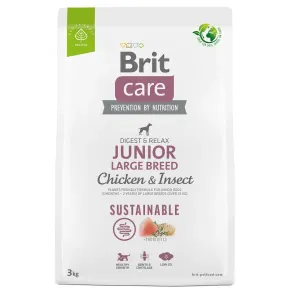 Brit Care Dog Sustainable Junior Large Breed - chicken and insect, 3kg