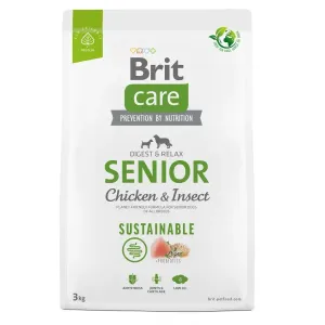 Brit Care Dog Sustainable Senior - chicken and insect, 3kg