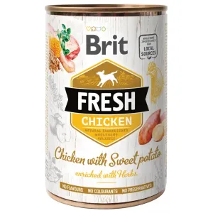 Konzerva Brit Fresh Chicken with Sweet Potato 400g
