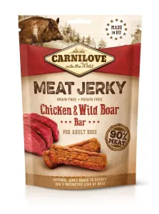 Carnilove Jerky Snack Chicken & Wild Boar Bar - 100g