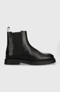 Kožené kotníkové boty Vagabond Shoemakers Mike pánské, černá barva
