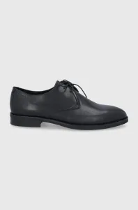 Kožené polobotky Vagabond Shoemakers Percy pánské, černá barva