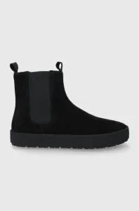 Semišové kotníkové boty Vagabond Shoemakers pánské, černá barva