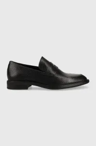 Kožené mokasíny Vagabond Shoemakers FRANCES 2.0 dámské, černá barva, na plochém podpatku, 5406.114.20 #5005575