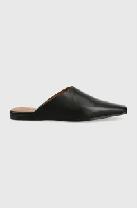 Kožené pantofle Vagabond Shoemakers Wioletta dámské, černá barva