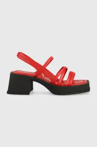 Kožené sandály Vagabond Shoemakers Hennie červená barva