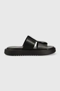 Kožené pantofle Vagabond Shoemakers Nate dámské, černá barva, 5593.001.20 #5161778